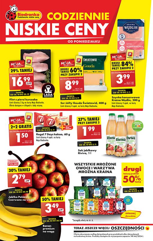 Gazetka promocyjna Biedronka str. 1