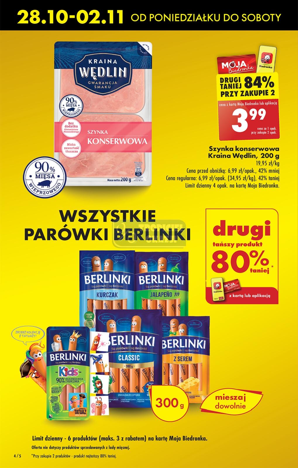 Gazetka promocyjna Biedronka str. 4