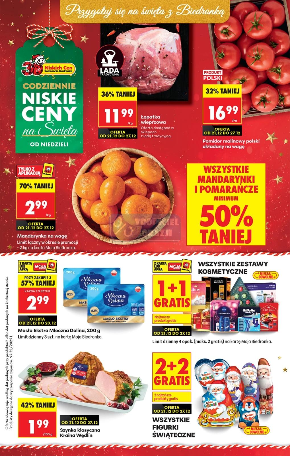 Gazetka promocyjna Biedronka str. 1