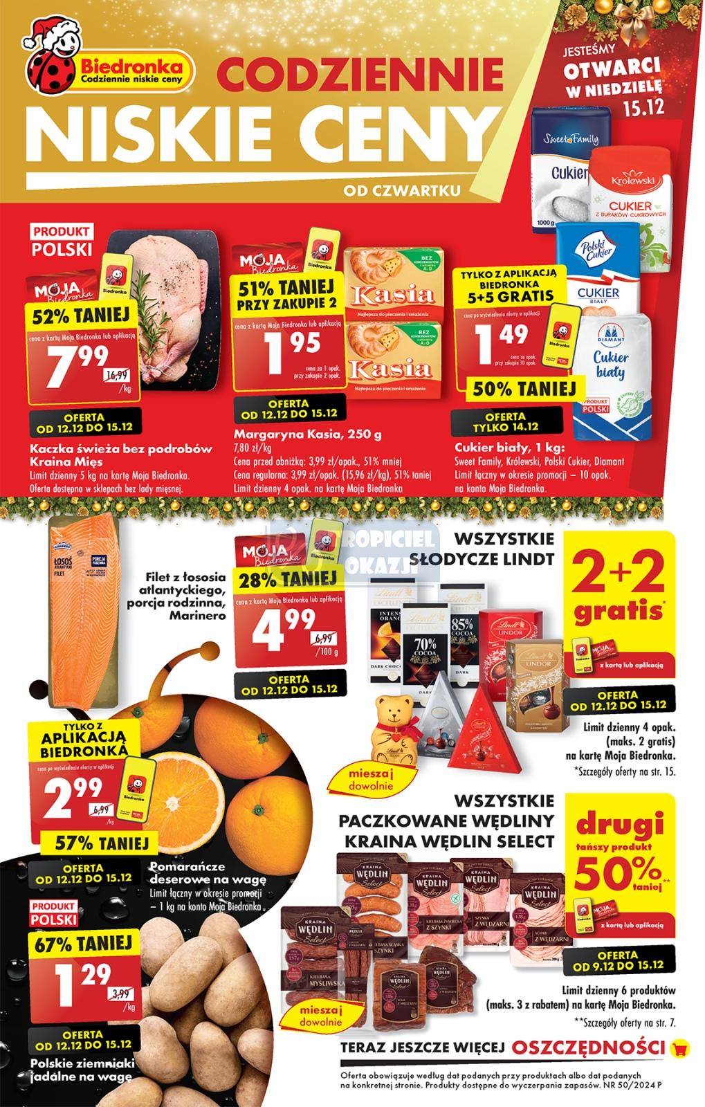 Gazetka promocyjna Biedronka str. 1