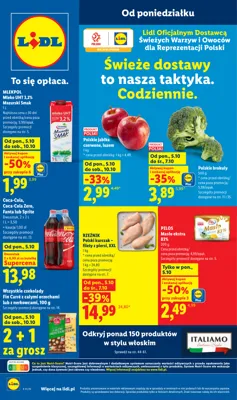 Lidl od poniedziałku
